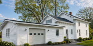 Custom residential renovation with attached garage by Modern Construction